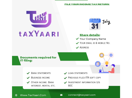 File your income tax return through Taxyaari